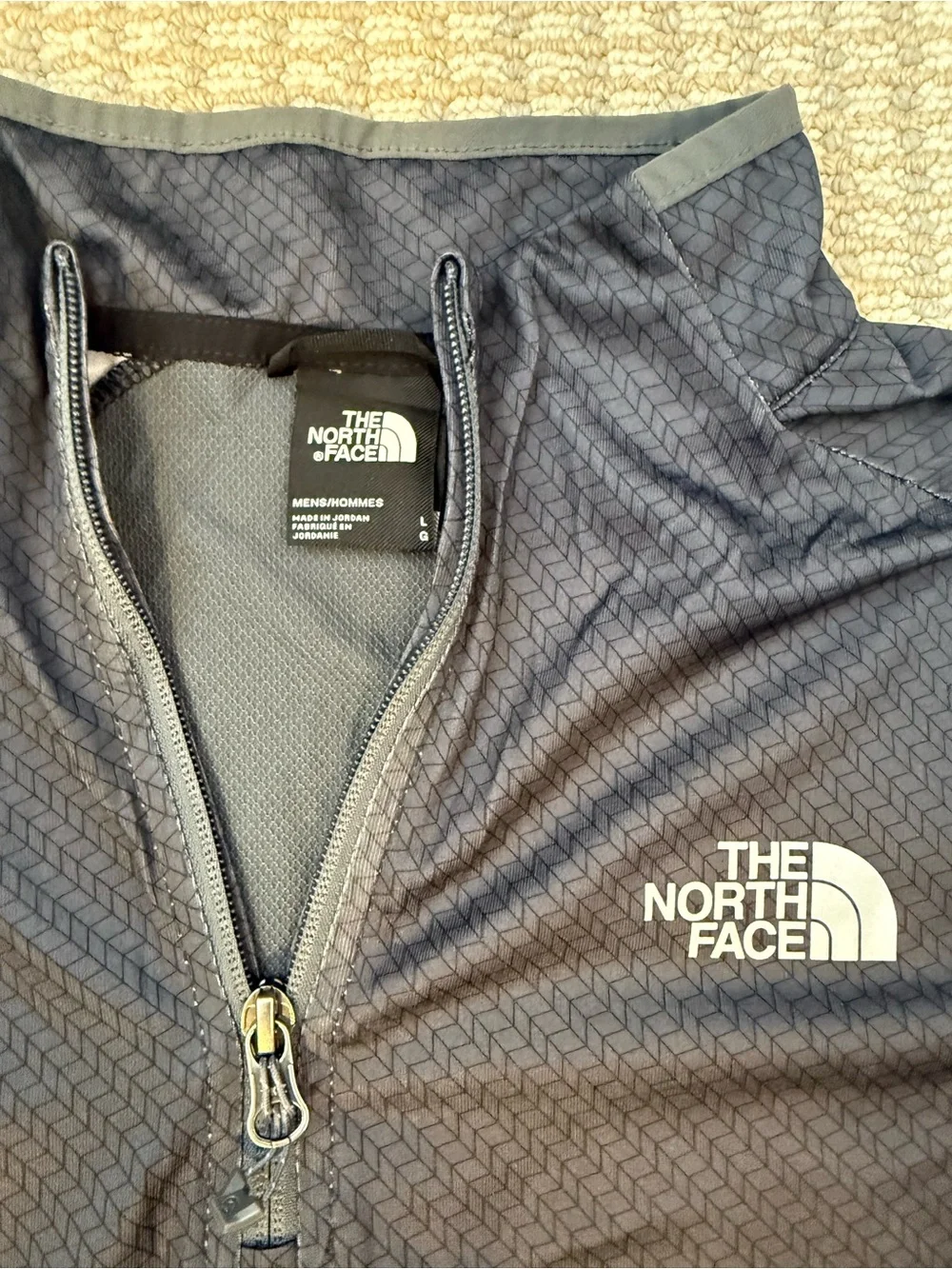 The North Face Men’s Charcoal Gray Half-Zip Pullover